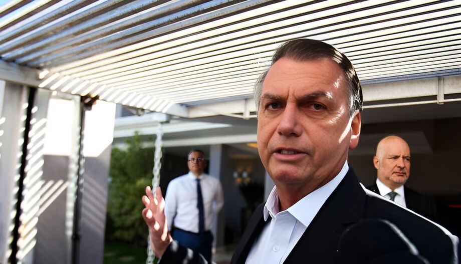 O ex-presidente Jair Bolsonaro quando da abertura da Operação Verine, em maio de 2022.