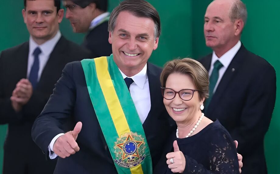 Bolsonaro e Tereza Cristina