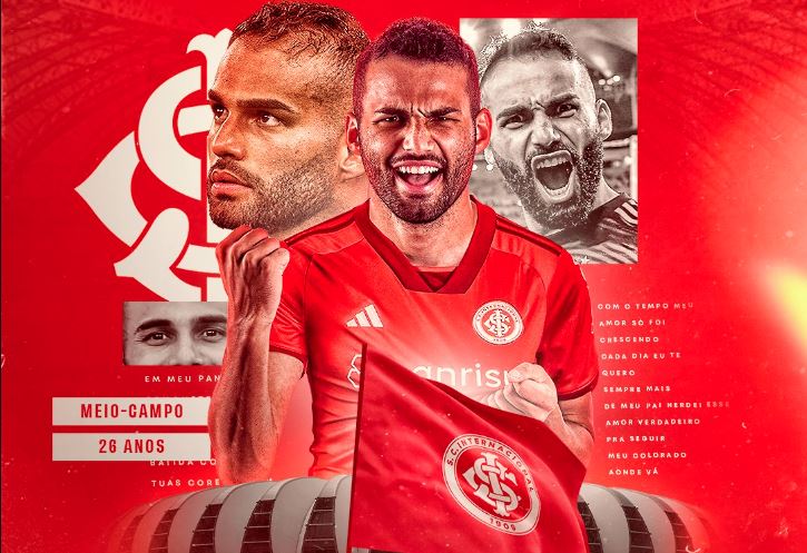 Internacional fecha com Thiago Maia e volante se despede do Flamengo