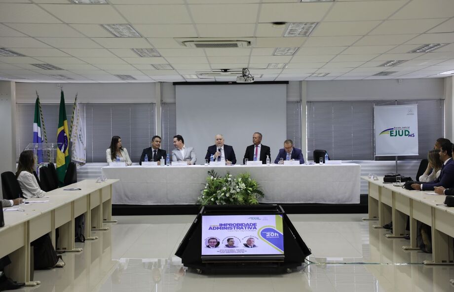 Escola Judicial realiza formação sobre Improbidade Administrativa