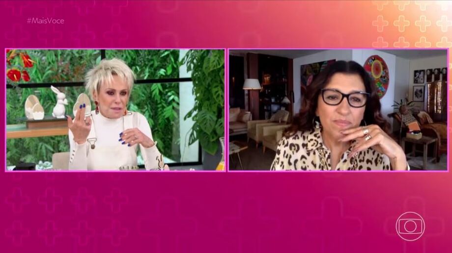 Regina Casé no programa 'Mais Você', de Ana Maria Braga, de 29 de março de 2024
