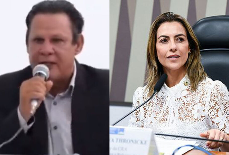 Vereador Antonio Bianchi e a senadora Soraya Thronicke
