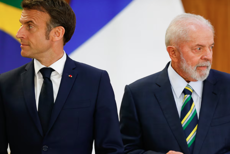 Lula fez a declaração em entrevista a jornalistas concedida com o presidente da França, Emmanuel Macron, nesta quinta-feira (28), em Brasília