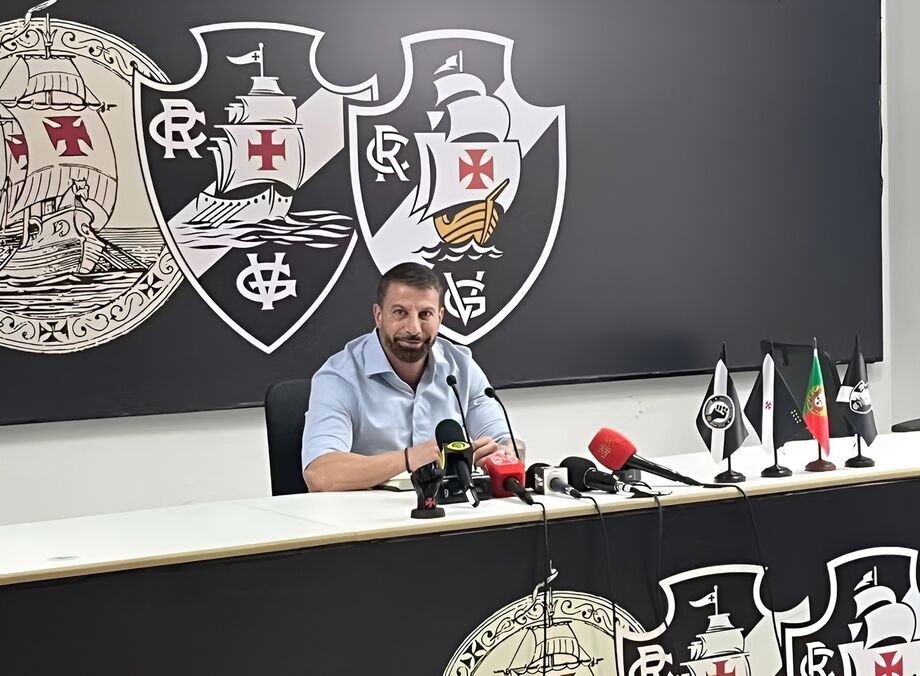 Pedrinho dá 1ª coletiva como presidente do Vasco e critica relação com a SAF: 'Relação fria'