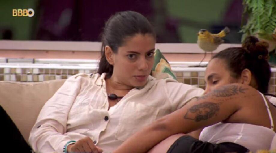 Pitel e Fernanda conversaram sobre jogo e amizade na varanda do BBB24