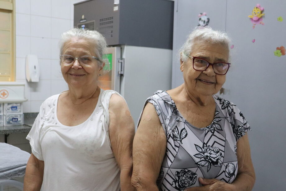 Durante a manhã, a maior procura nas unidades de saúde foi dos idosos