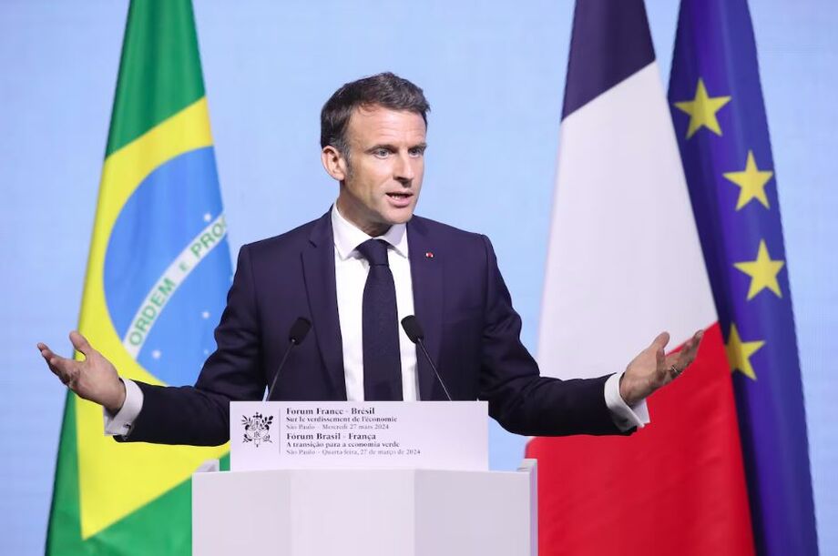 Presidente da França Emmanuel Macron