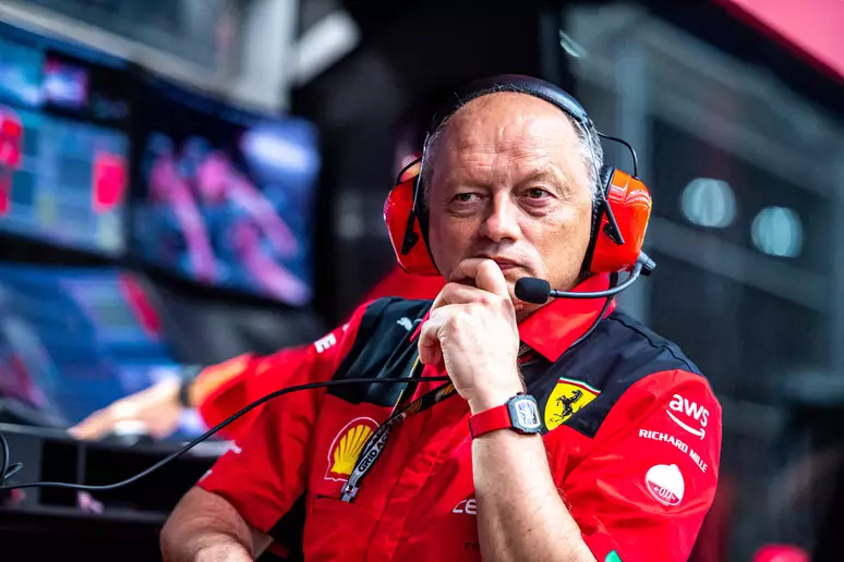 Fred Vasseur, chefe da equipe Ferrari