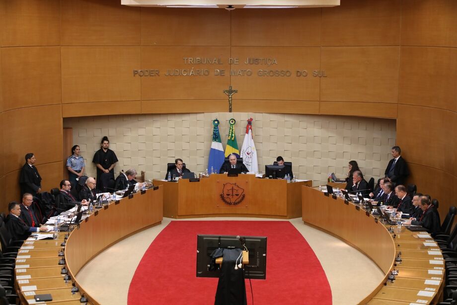 Sessão do Órgão Especial do Tribunal de Justiça