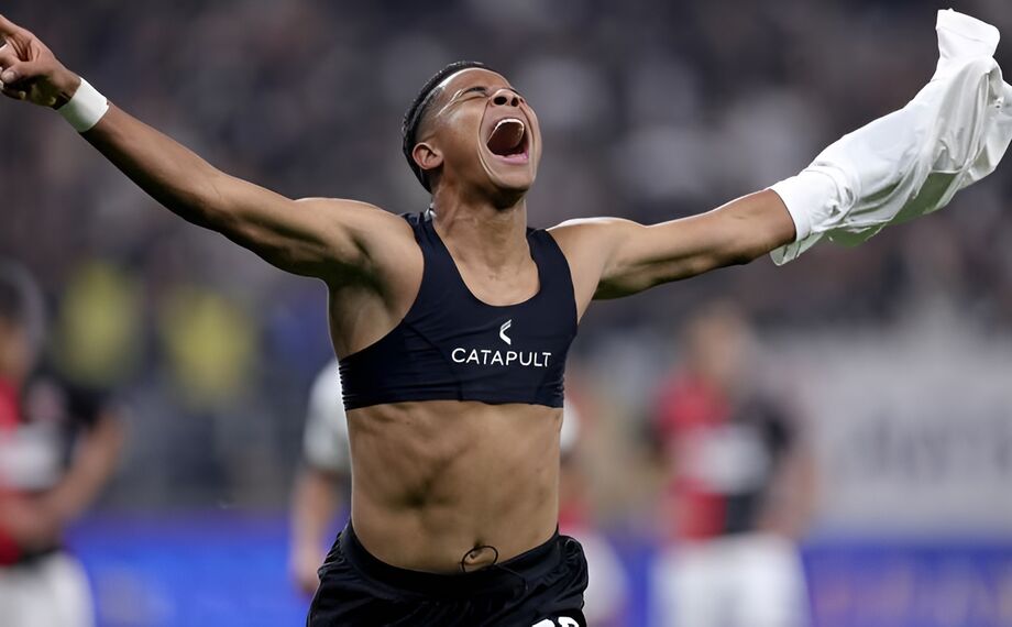 Wesley estreou em 2023 no time principal do Corinthians