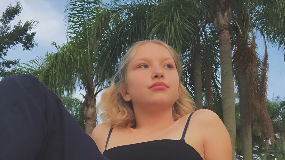 A brasileira Lívia Voigt, 19 anos,