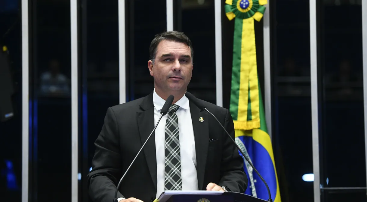 O senador Flávio Bolsonaro