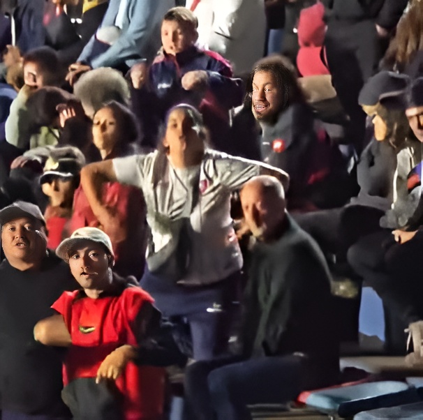 O episódio aconteceu no estádio Nuevo Gasómetro, quando a torcida palmeirense, presente no local, comemorava o gol de empate, por 1 a 1, placar final do jogo
