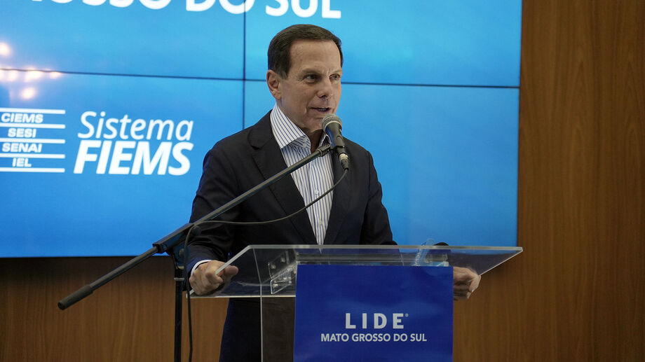 O co-chairman do LIDE, João Doria, destacou que a chegada do grupo ao Estado