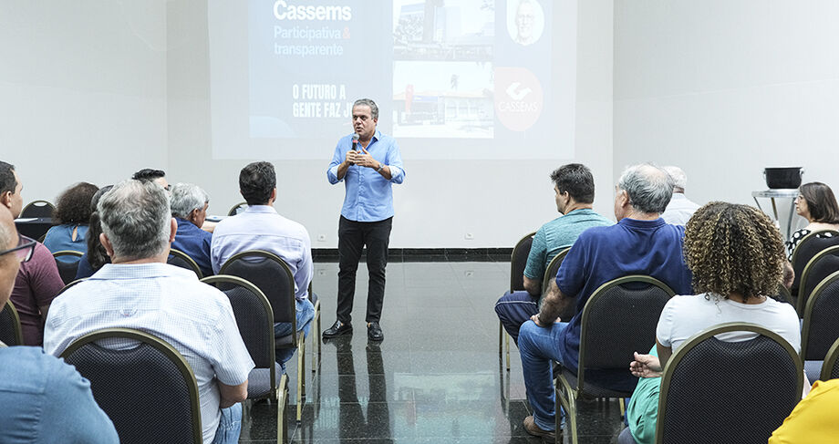 O presidente da Cassems, Ricardo Ayache