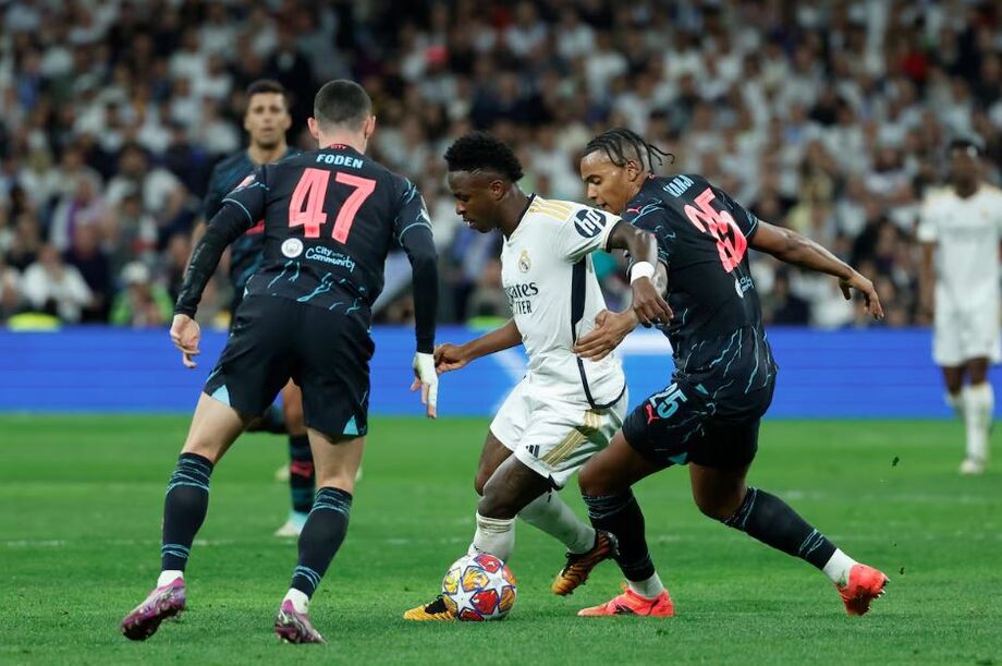 Real Madrid e Manchester City empatam por 3 a 3