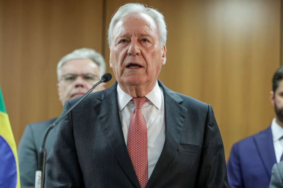 O ministro da Justiça, Ricardo Lewandowski, anuncia veto de Lula a projeto das saidinhas