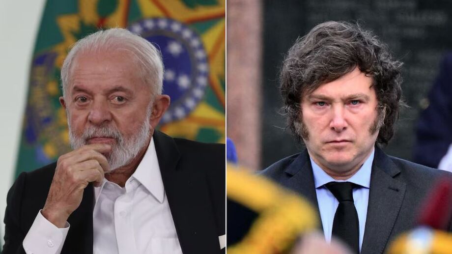 Luiz Inácio Lula da Silva e Javier Milei