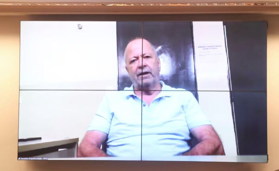 Chiquinho Brazão (sem partido-RJ) participa por videoconferência de reunião do Conselho de Ética da Câmara e se diz inocente