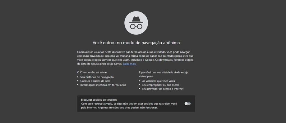 Navegador do Google Chrome