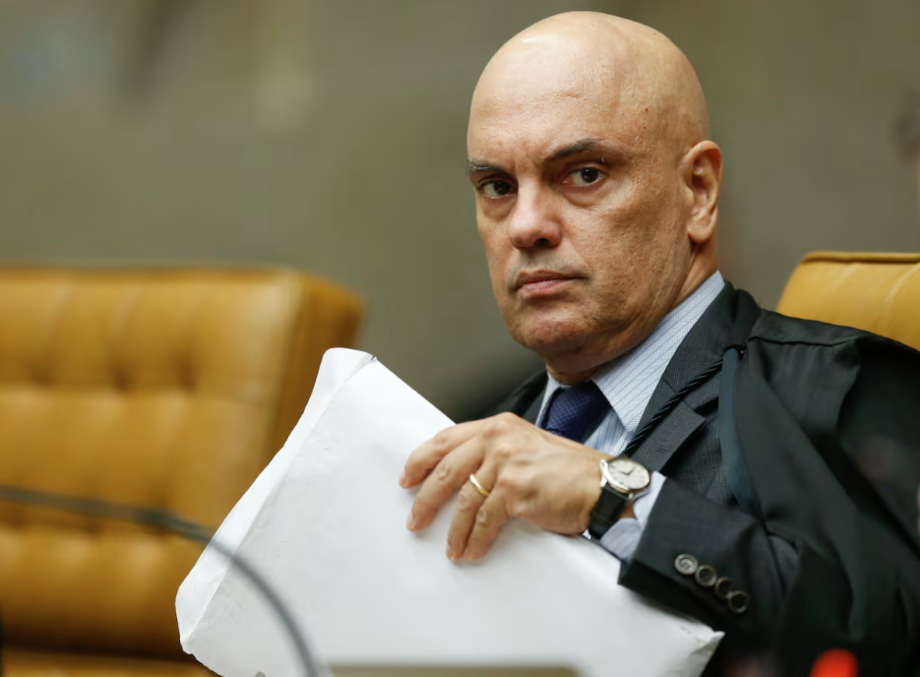 Ministro do Supremo Tribunal Federal (STF) Alexandre de Moraes durante sessão plenária