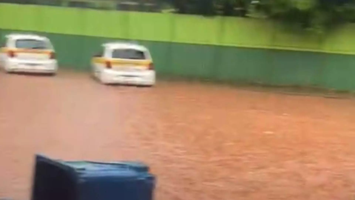 Cidade registrou mais de 50 mm nas últimas horas