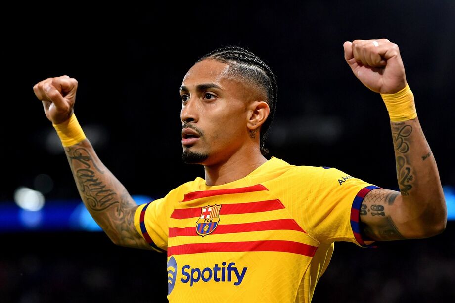 Raphinha e Samuel Lino brilham, e Barcelona e Atlético de Madrid abrem vantagem na Champions