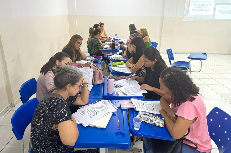 A trilha formativa é uma organização de formação feita para os coordenadores pedagógicos das escolas de educação infantil