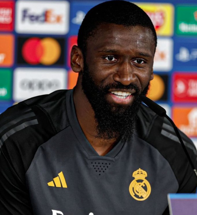 Rudiger em entrevista coletiva antes do confronto contra o Manchester City