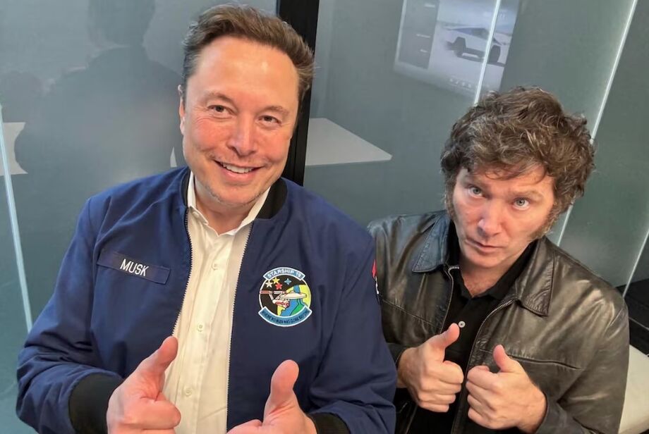 Musk se encontrou com Milei nos Estados Unidos