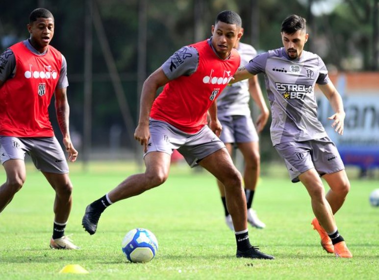 Treino da Ponte Preta na última quarta-fera