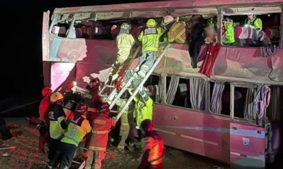 Acidente com ônibus de turismo no Chile deixa duas brasileiras mortas nesta quinta-feira, 25.