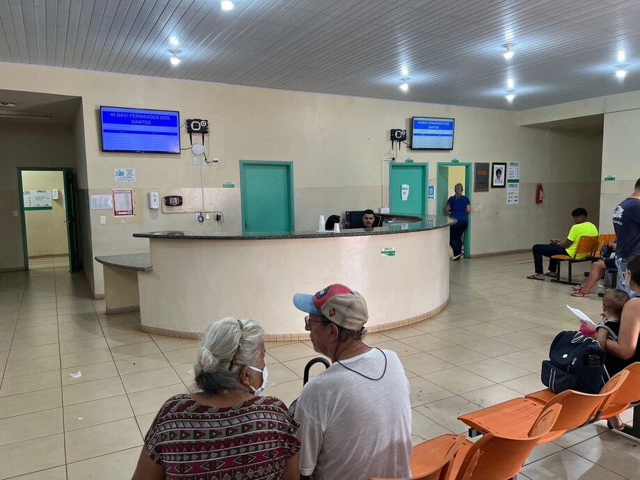 Recepção da UPA Universitário, uma das que vai começar a implantar o projeto