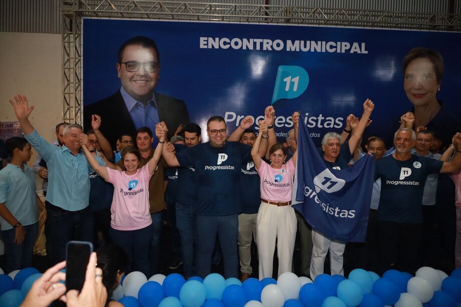 O evento filiou novos apoiadores do PP e da reeleição de Alan Guedes em Dourados