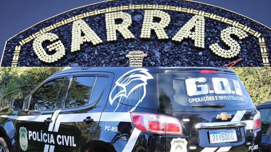 A ação foi realizada por agentes do Garras