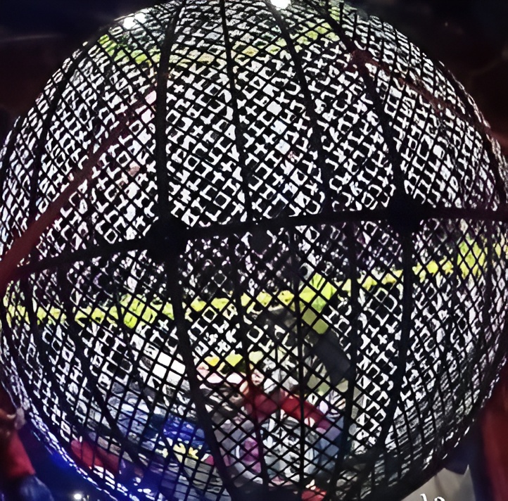 Acidente aconteceu dentro de um Globo de Ouro em um circo