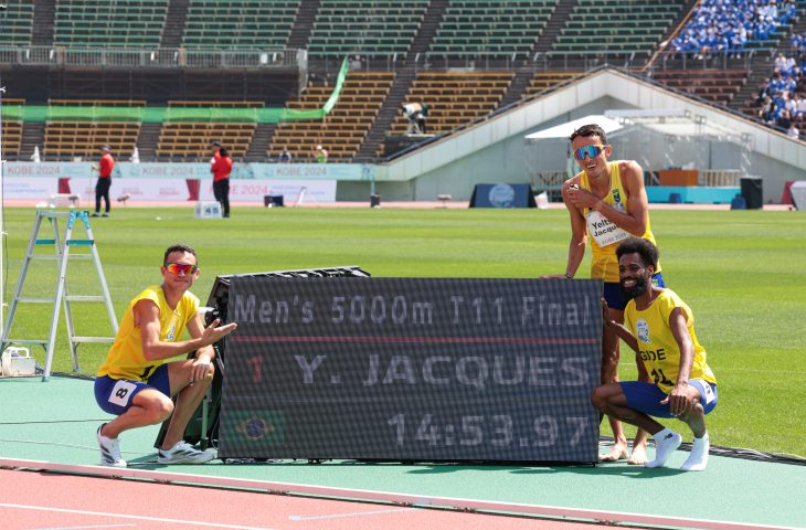 Yeltsin Jacques é campeão mundial de atletismo com direito a recorde mundial