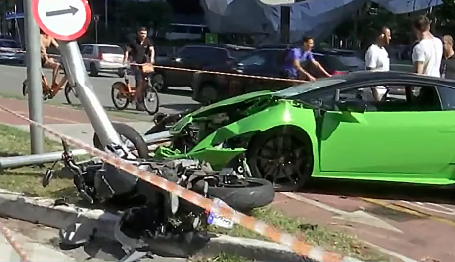Motorista teve apenas escoriações com o acidente