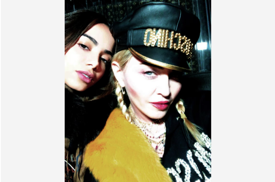 Anitta e Madonna durante gravação do álbum 'Madame X'