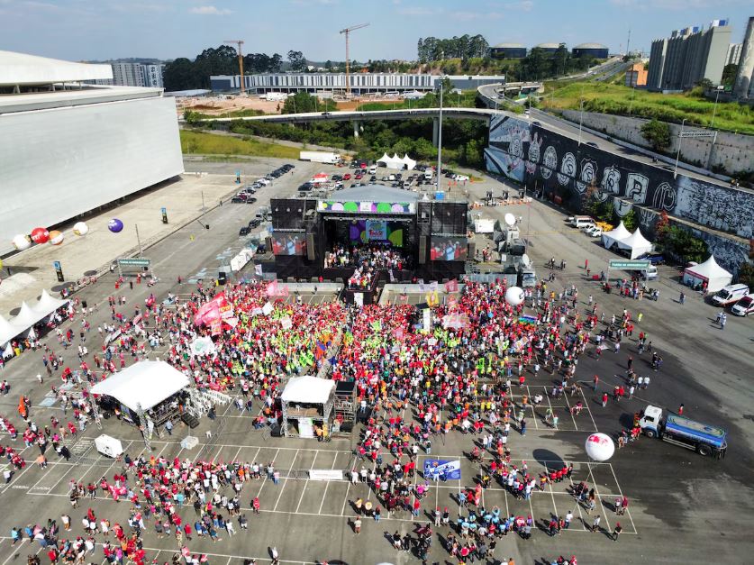 Lula chegou a reclamar da falta de público no 1º de Maio em São Paulo
