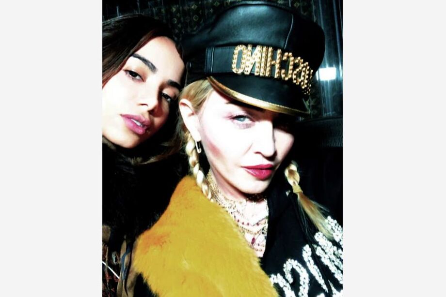 Anitta e Madonna durante gravação do álbum 'Madame X'