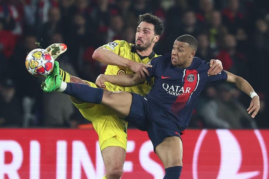 Hummels segura Mbappé, e Borussia Dortmund despacha PSG na Champions