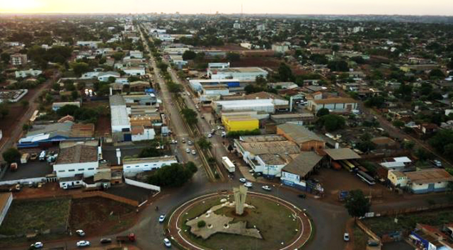 Vista aérea de Dourados