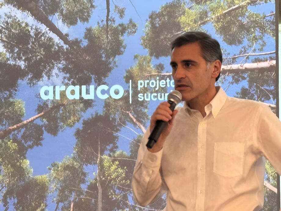 CEO da Arauco no Brasil, Carlos Altimiras.