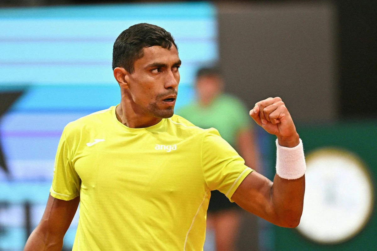 Thiago Monteiro venceu o sérvio Miomir Kecmanovic, 58º do mundo, em uma partida emocionante por 6/2, 4/6, 7/6 (8/6).