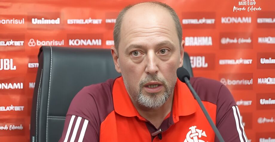 O presidente do Internacional, Alessandro Barcelos
