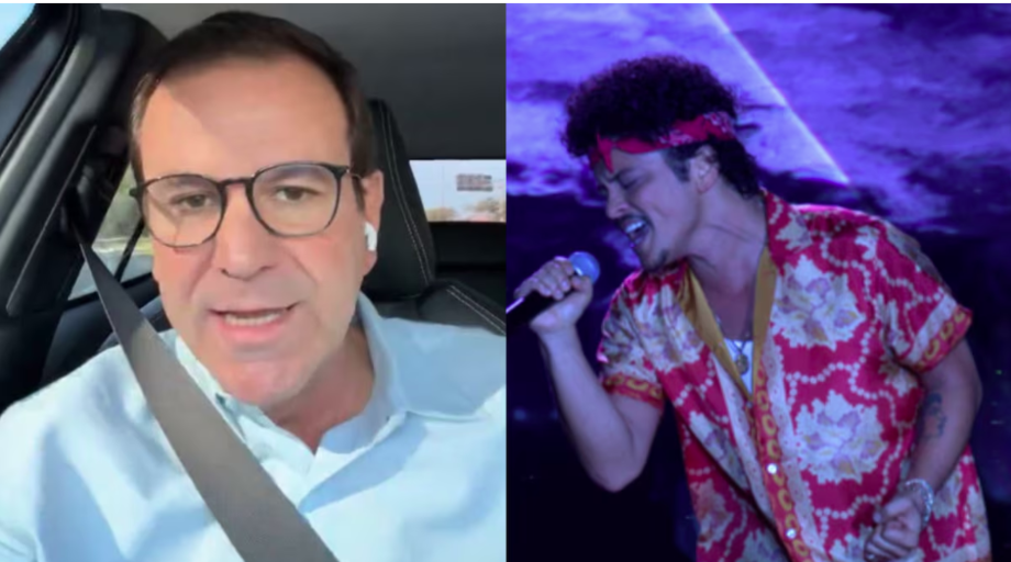 Eduardo Paes diz que vai negociar datas para shows de Bruno Mars no Rio de Janeiro