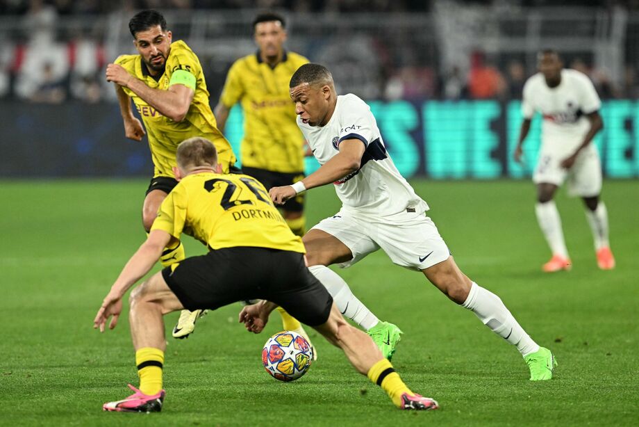 Borussia Dortmund vence o Paris Saint-Germain no primeiro duelo semifinal da Liga dos Campeões