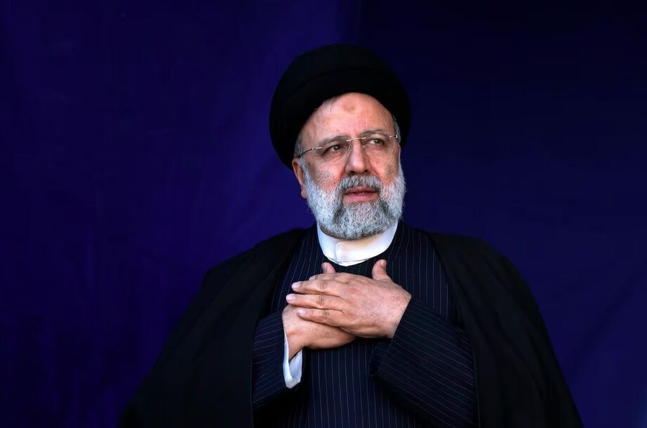 O presidente do Irã, Ebrahim Raisi, participa de um evento em Teerã, capital iraniana