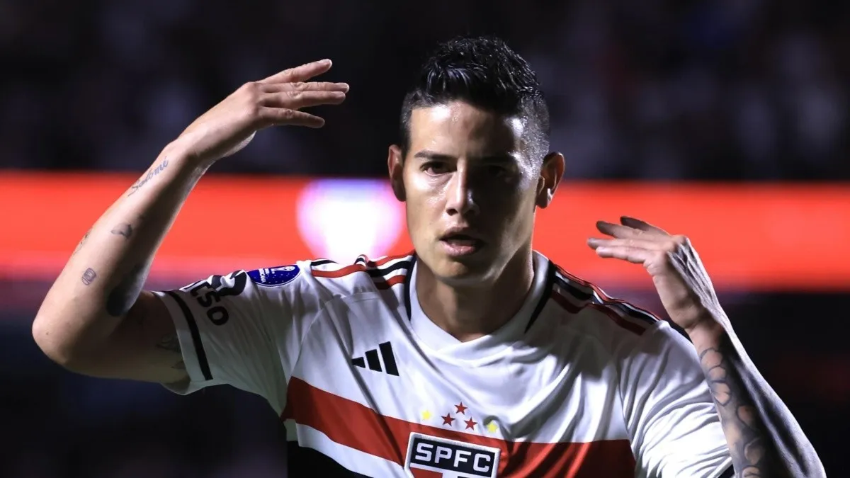 James Rodríguez não treina e é liberado pelo São Paulo para se apresentar à Colômbia